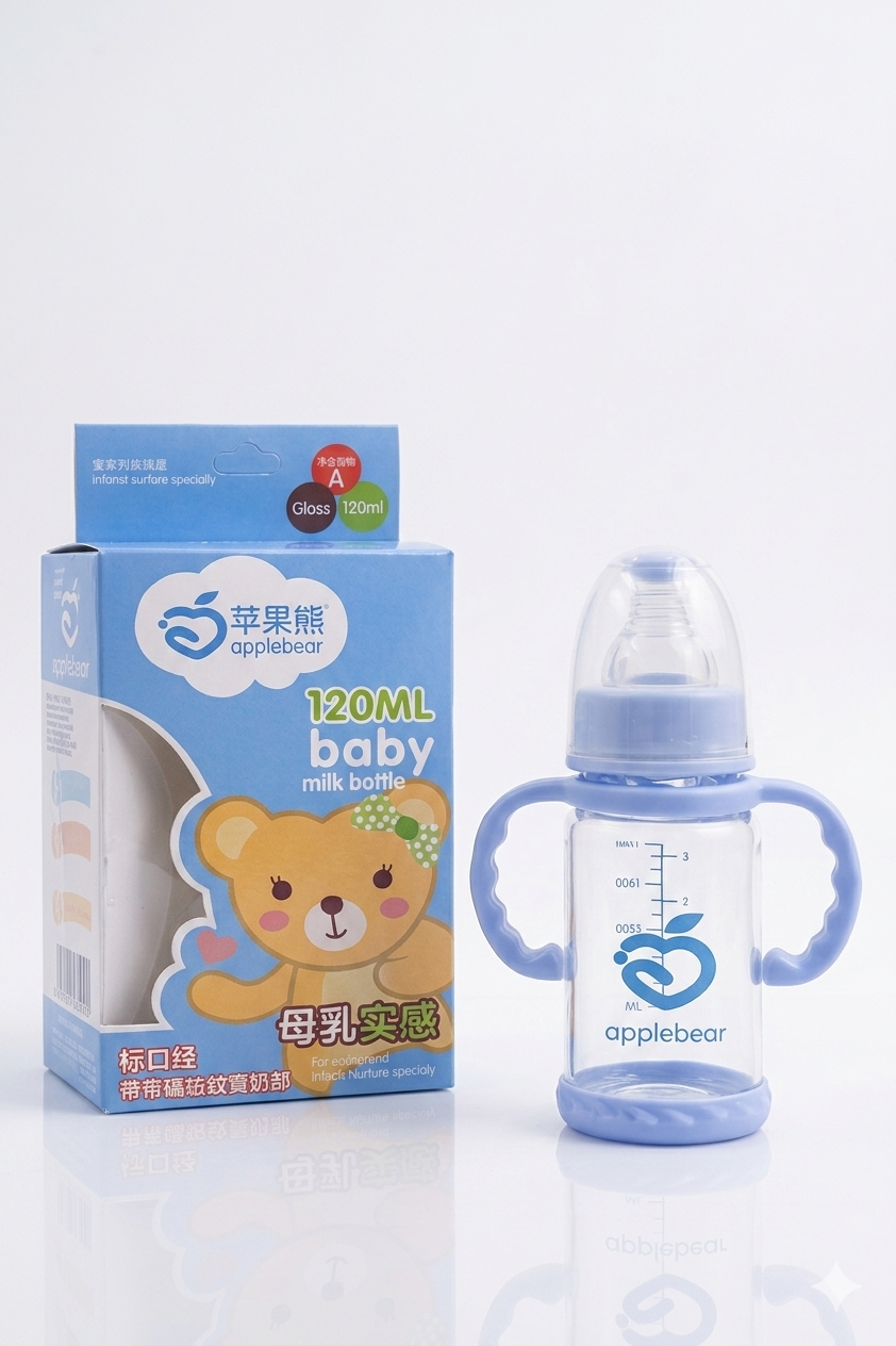 Apple Bear Milk Bottle 120ml AB-636