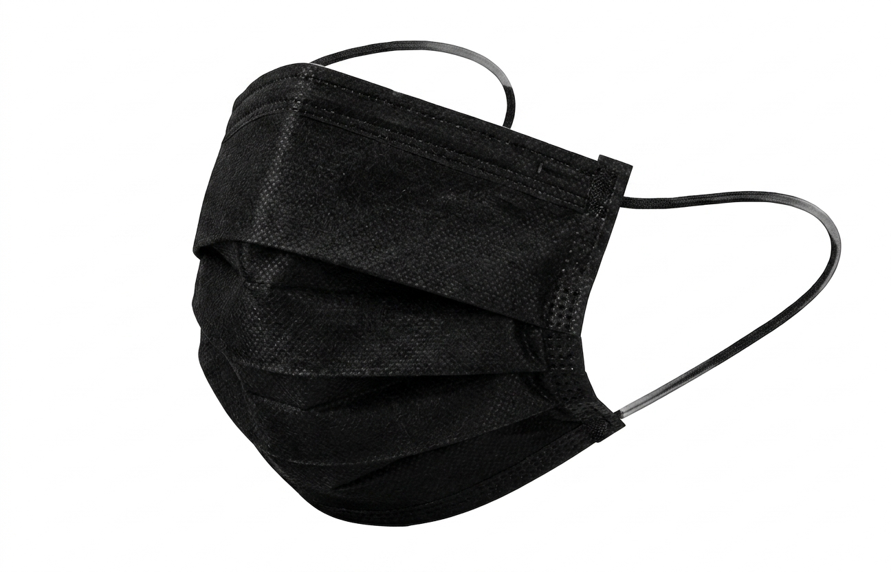 Numed Black Face Mask with White Inner NM-12B