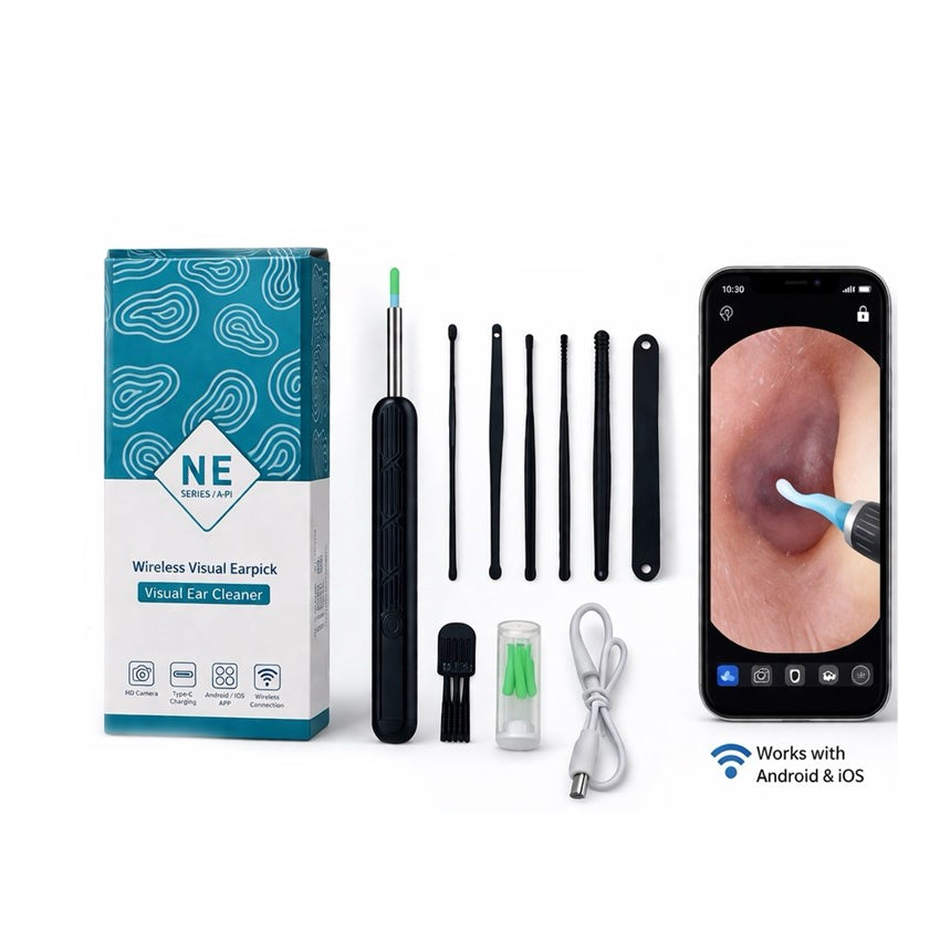 Numed Smart Wireless Visual Earpick with 360° HD Camera
