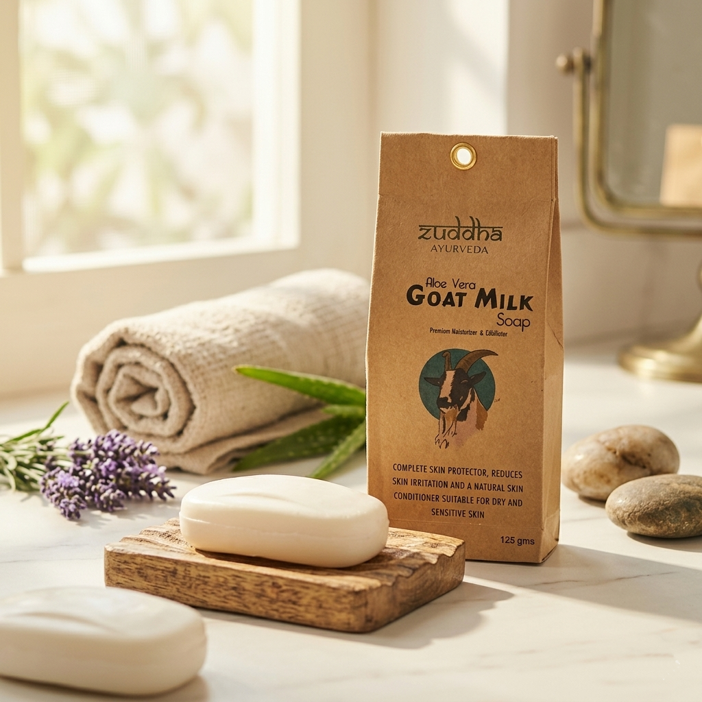 Zuddha Ayurveda Premium Handmade Goat Milk Soap 125g